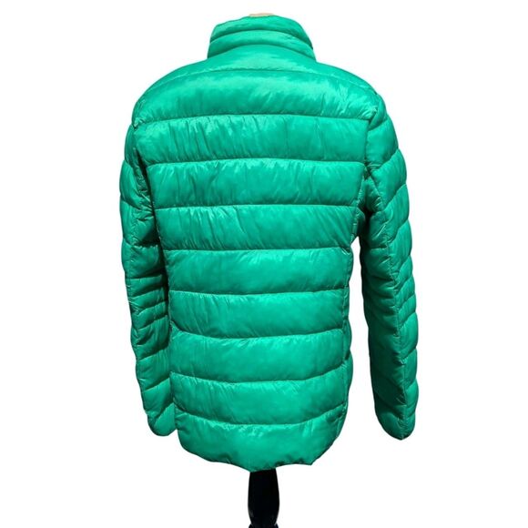 32 Degrees Cloudfill Lightweight Recycled Packable Puffer Jacket Green Women's L - Picture 2 of 9